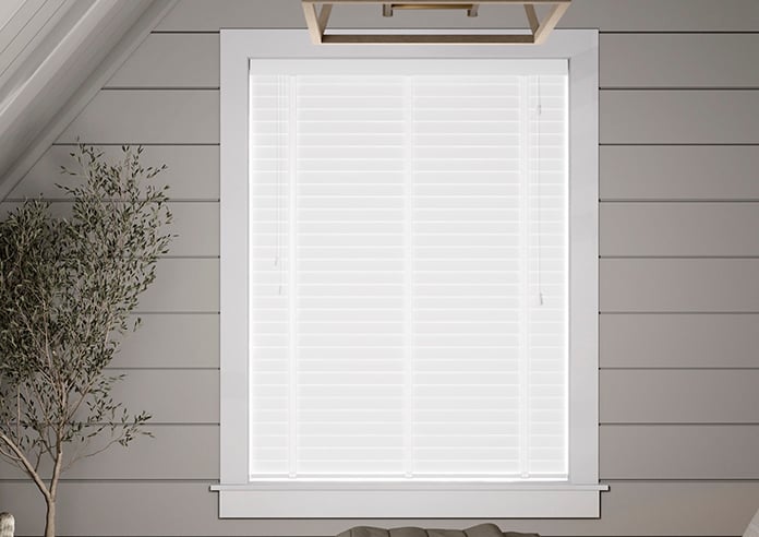 Copenhagen Deluxe, Classic White Satin - Motorised Venetian Blind - Image 6